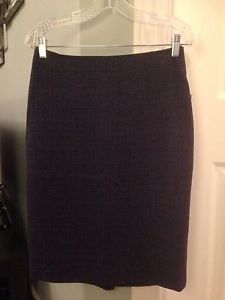 Violet Tweed Skirt ~ Size 6 ~ Length 22" ~ NWT