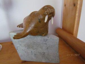 Walrus Carving