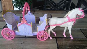 Wanted: Barbie carriage and horse includes a full box of