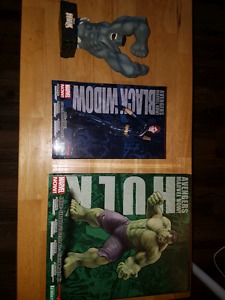 Wanted: Hulk, Black Widow KotoBukiya Statues