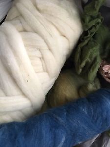 Wool for felting or thrumming socks and mittens
