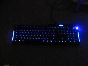 azio l70 backlit gaming keyboard black