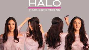 virgin remy halo hair extentions
