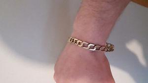 21 grams 10k men's gold bracelet