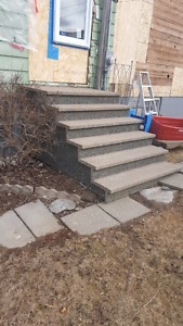 6 Step Concrete Stairs
