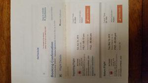 AIRLINE TICKET- AIR CANADA