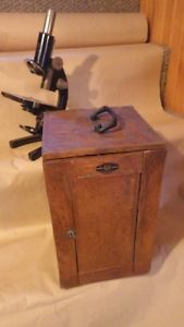 ANTIQUE CARL ZEISS MICROSCOPE AND ACCESSORIES