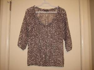 Animal Print top from Express.
