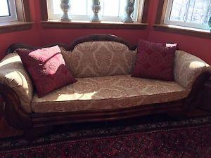 Antique couch and sideboard