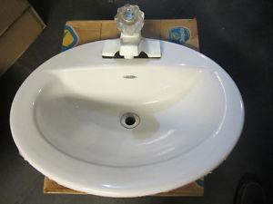 Bathroom sink and tap faucet