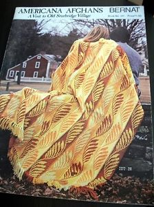 Bernat Americana AFGHAN patterns to knit and crochet