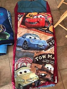 Cars inflatable bed and sleeping bag