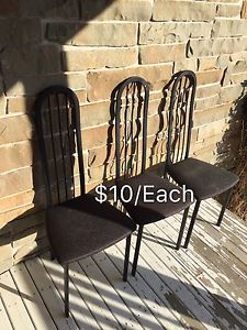 Chairs $10 each