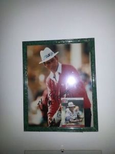 Chi chi rodriguez autographed players card and 6 x 8
