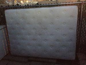 Double size mattress with back spring