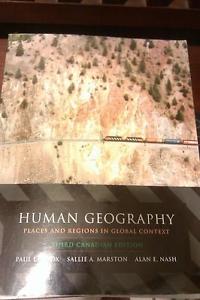 Human Geography - University of Winnipeg