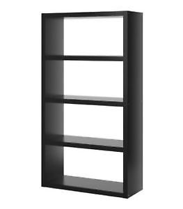 IKEA Lack Black/DK Brown Bookshelf