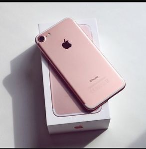 Iphone 7 rose gold brand new almost
