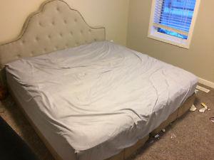 King Seize Bed and Headboard for 400!!! Must go this week!