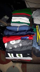 Men's large /extra large shirts and pants size 36