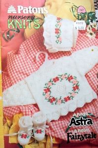 Patons Nursery Baby Knit's booklet #mo to 2yrs