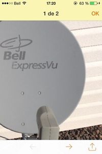 Satellite bell express vu et boite 