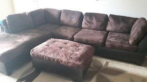 Sectional Couch with Ottoman - Need Gone ASAP