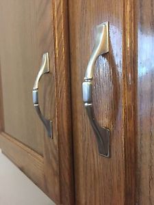 Set of 20 Nickel Cabinet Handles for $20 or $1 each