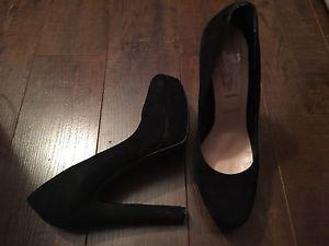 Size 38- Suede Leather High Heel Pumps