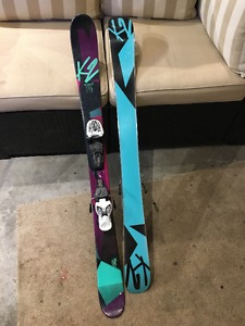 Skis, Poles, Boots for Young Girl