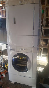 Stackable washer and dryer