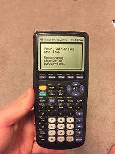 Texas Instruments TI-83 plus graphic calculator