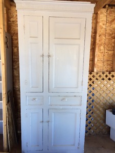 Unusual Antique Pine Cupboard