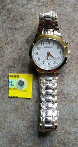 Versales Quartz Wrist Watch - Stainless Steel Back, Water