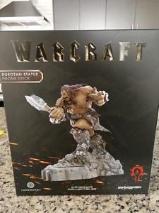 Warcraft statue cell phone holder. Brand new