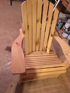 unfinished adirondack chair