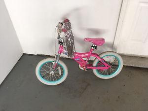 16" pink Barbie bike. With Delivery