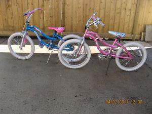 2 girls bikes