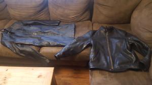 2 leather jackets