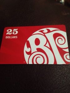 $25 gift card to Boston pizza