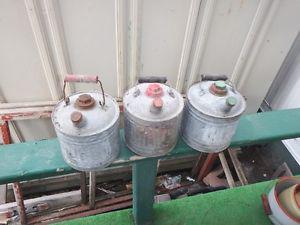 3- gasoline cans