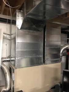 Almost new Kerr Hot Air furnace with all duct work.