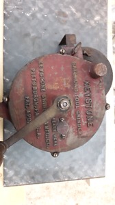 Antique railroad tool grinder