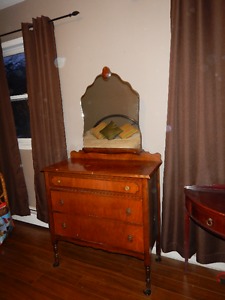 Antique solid wooden dresser