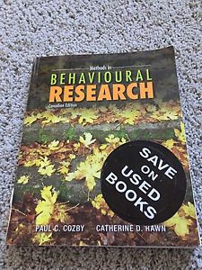 Behavioural Research by Cozby & Rawn