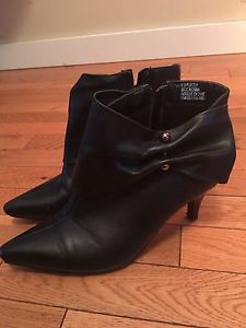 Black ankle boots