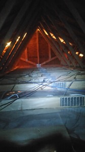 Blow in attic insulation