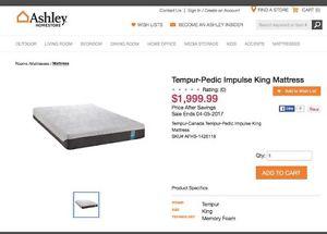 Brand NEW: tempur-pedic king mattress