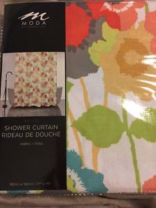 Brand New Shower Curtain & Hooks