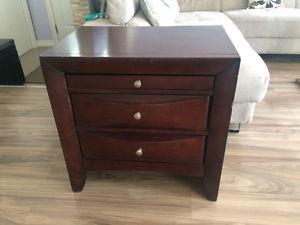 Brown night stand
